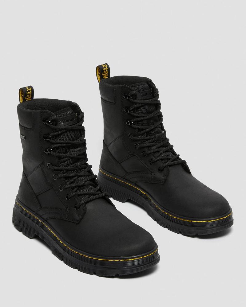 Botas Casuales Dr Martens Iowa Impermeables Poly Hombre Negros | MX 338DFM